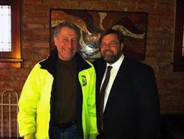 Chester Razer and OSHA St. Louis Area Director Bill McDonald